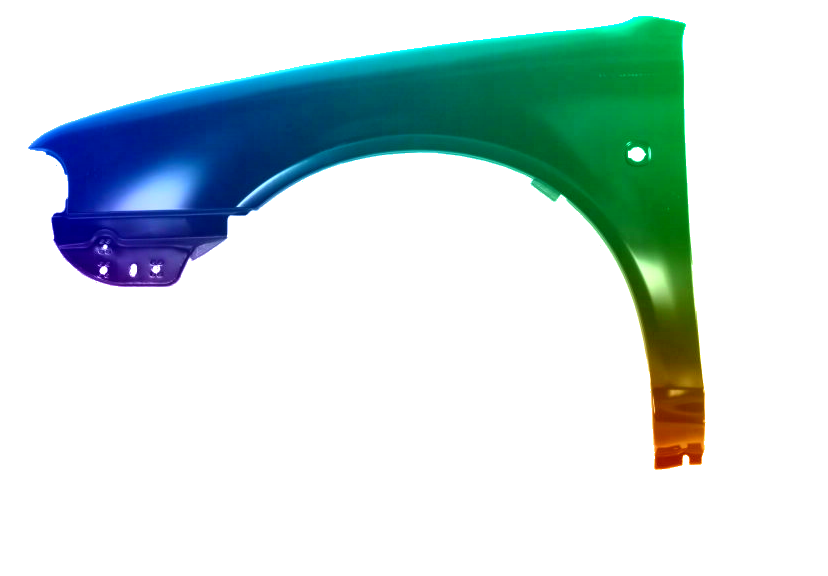 Stænkskærm FRONT LEFT til Skoda Octavia 1U 97-10 MALET I 9460 LF5U NY - Image 2