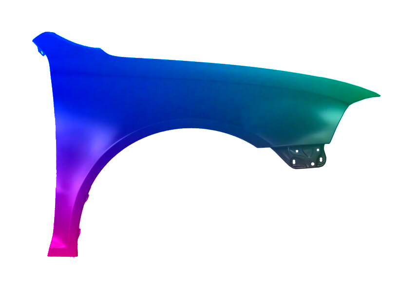 Stænkskærm FRONT HØJRE til Skoda Octavia 1Z 04-08 MALET I 9460 LF5U NY - Image 2