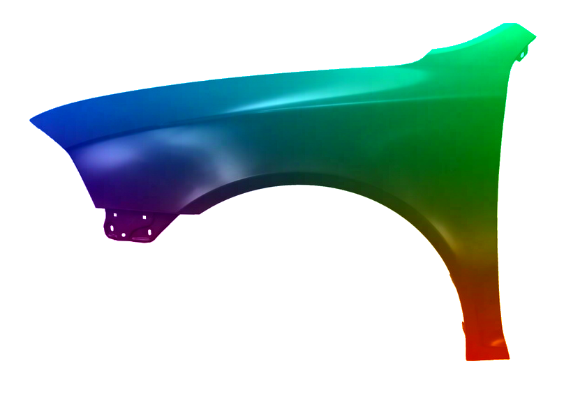 Stænkskærm FRONT LEFT til Skoda Octavia 1Z 04-08 MALET I 9460 LF5U NY - Image 2