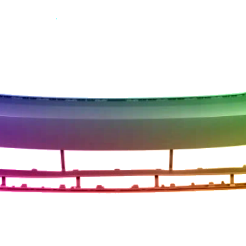 Forkofanger til VW Passat B8 2014- SRA PDC malet i ønsket farve