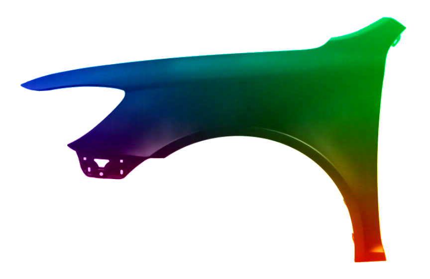 Stænkskærm FRONT LEFT til Skoda Octavia 1Z 08-13 MALET I 9910 LC9Z NY - Image 2