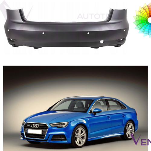 Bagkofanger til Audi A3 8V 2016-2018 PDC Sedan Lakeret i ønsket farve