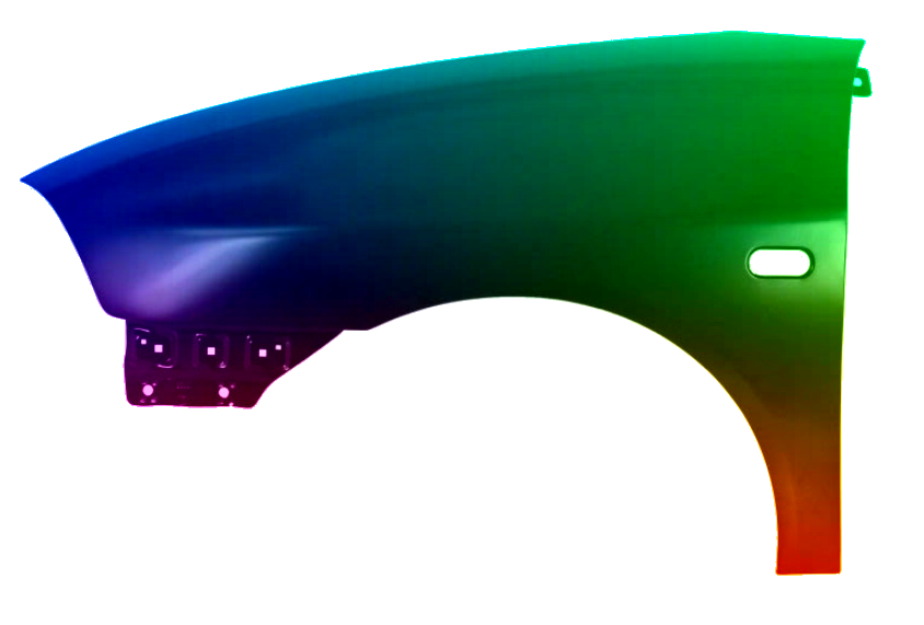 Stænkskærm VENSTRE FRONT Til Seat Ibiza/Cordoba 6L 02-09 MALET I LW5U NY - Image 2