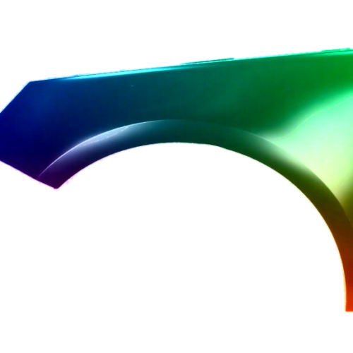 Stænkskærm venstre til Audi A1 Lakeret i ønsket farve NYT 10-15