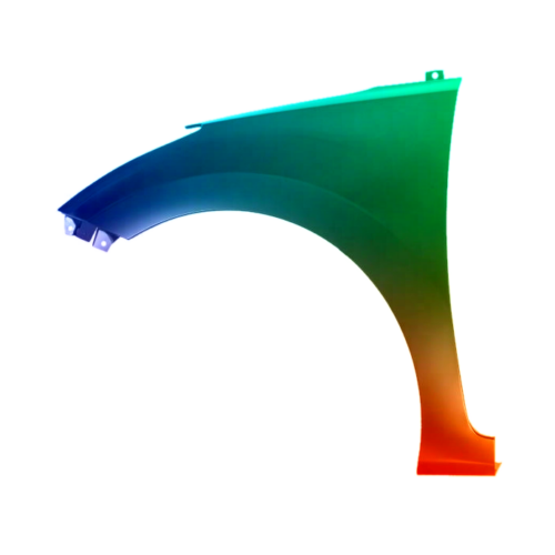 Stænkskærm til venstre til Hyundai Elantra 10-16 Lakeret i ønsket farve
