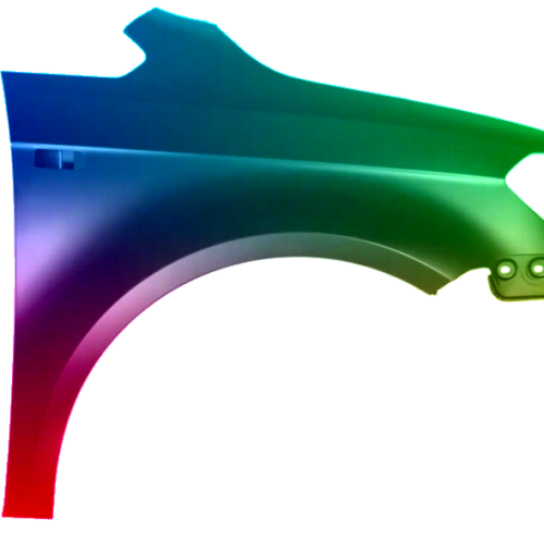 Stænkskærm højre til VW CADDY III 10-15 Lakeret i ønsket farve