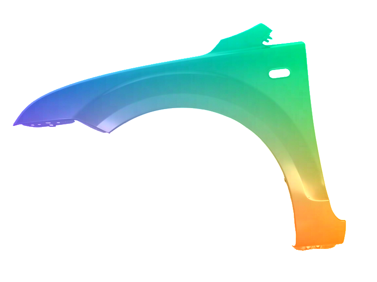 Stænkskærm venstre til Ford Focus MK2 2004-2008 Kelp Mettalic - Image 2