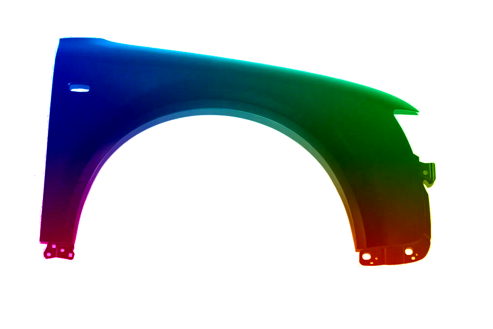 Stænkskærm FRONT RIGHT til AUDI A4 B6 2000-2004 MALET I LY9B NYT - Image 2