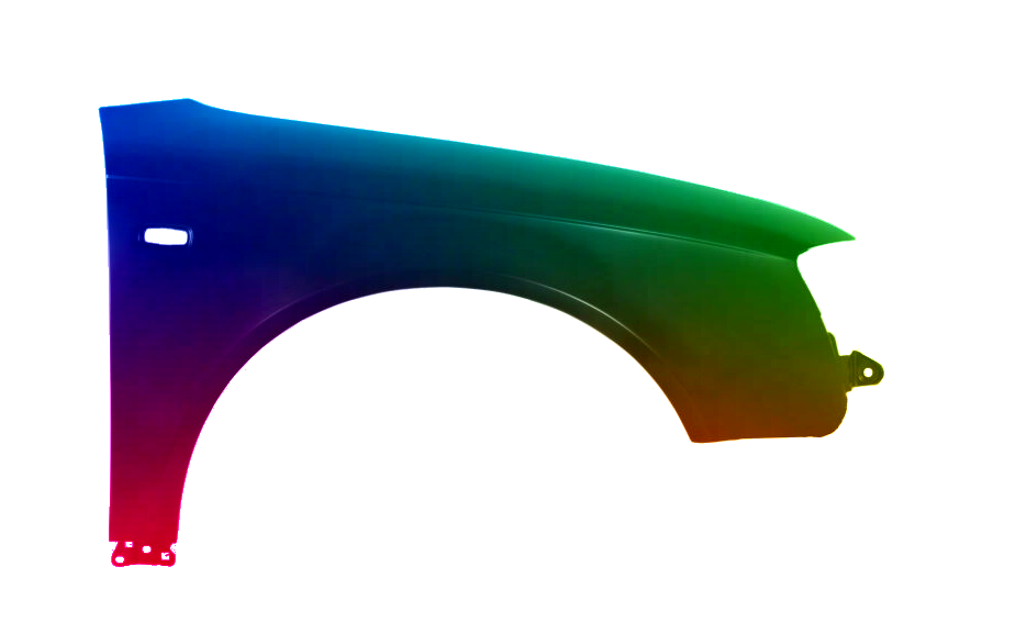 Stænkskærm FRONT RIGHT til AUDI A4 B7 2004-2008 MALET I LY5J NY - Image 2