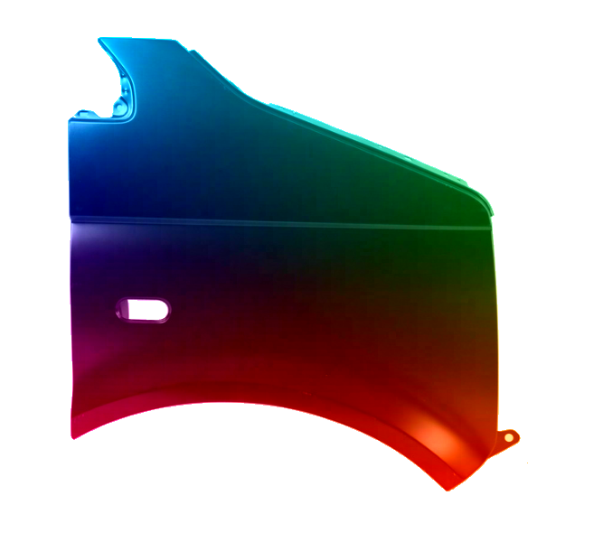 Stænkskærm foran til højre til VW T5 03-15 MALET I LA7W NY - Image 2
