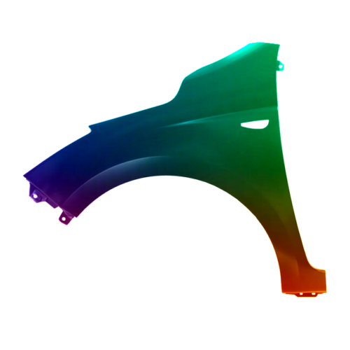 Stænkskærm til venstre til Hyundai I20 2012-2014 Lakeret i ønsket farve