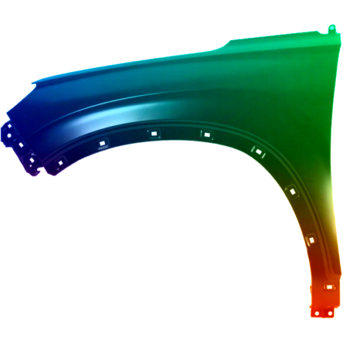 Stænkskærm til venstre til Hyundai Santa Fe (TM) 2012-2018 Lakeret i ønsket farve