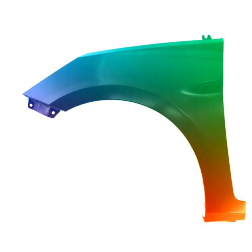 Stænkskærm til venstre til Hyundai Solaris (RB) 2010-2017 Lakeret i ønsket farve