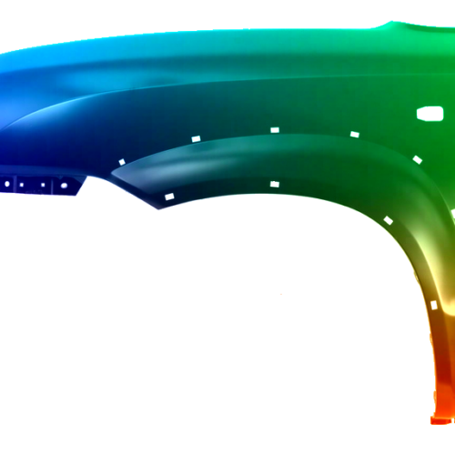 Stænkskærm til venstre til Hyundai Tucson (JM) 2004-2009 Lakeret i ønsket farve