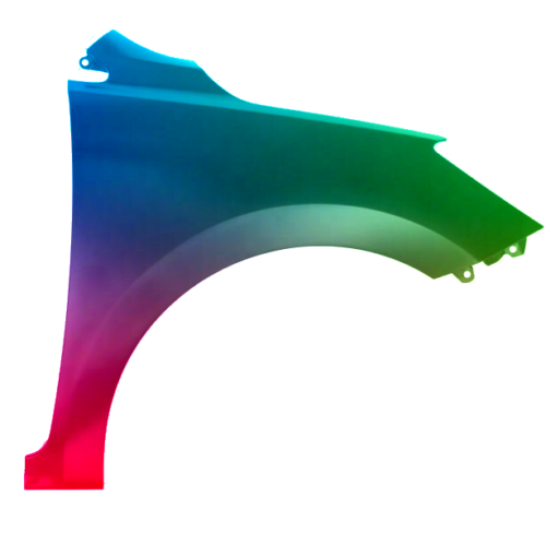 Stænkskærm højre til Kia Rio fra 2016 Lakeret i ønsket farve