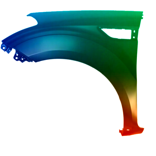 Stænkskærm til venstre til Kia Soul (AM) 2008-2011 malet i ønsket farve