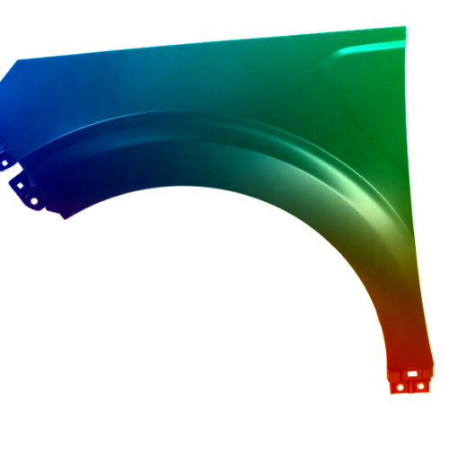 Stænkskærm til venstre til Kia Soul (SK3) fra 2019 Lakeret i ønsket farve