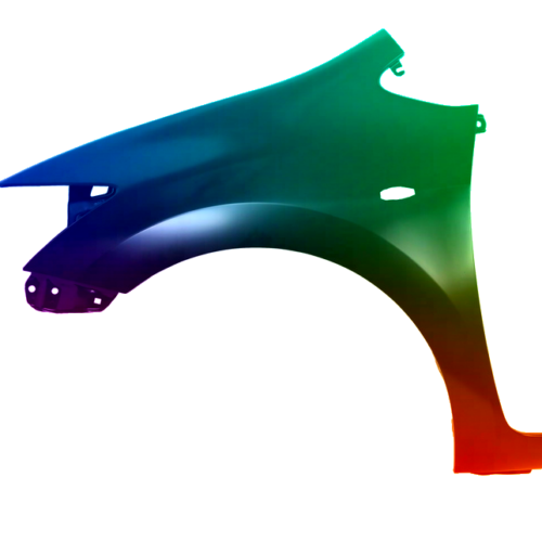 Stænkskærm til venstre til Toyota Auris (E15) 2007-2010 Lakeret i ønsket farve