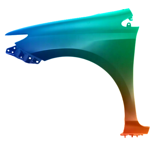 Stænkskærm til venstre til Toyota Auris (E18) 2013-2015 Lakeret i ønsket farve