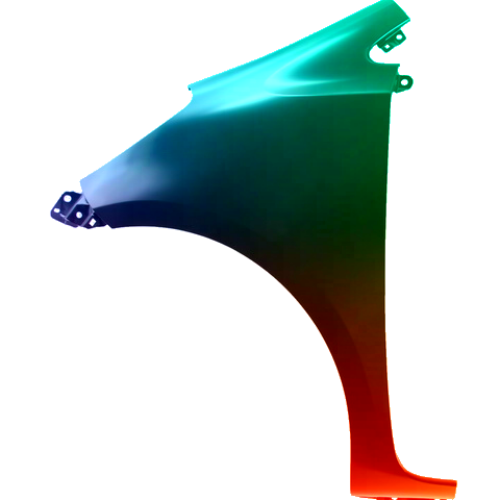 Stænkskærm til venstre til Toyota IQ (AJ1) 2008-2009 Lakeret i ønsket farve