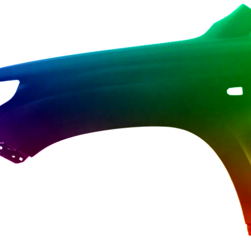 Stænkskærm til venstre til Toyota Land Cruiser (FJ200) 2007-2015 Lakeret i ønsket farve