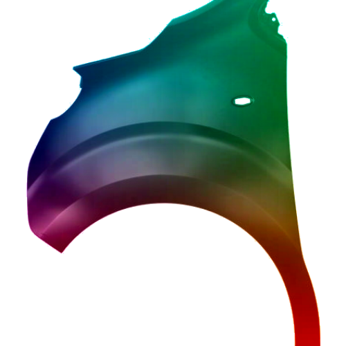 Stænkskærm til venstre til Toyota Proace fra 2016 Lakeret i ønsket farve