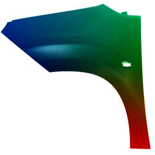 Stænkskærm tilbage til Toyota Proace City fra 2019 Lakeret i ønsket farve