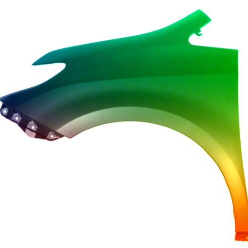 Stænkskærm til venstre til Toyota Sienna 2010-2017 Lakeret i ønsket farve