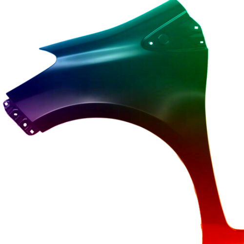 Stænkskærm til venstre til Toyota Yaris (XP130) 2011-2014 Lakeret i ønsket farve
