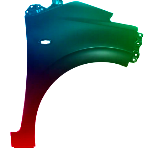 Stænkskærm højre til Citroen C1 fra 2014 Lakeret i ønsket farve
