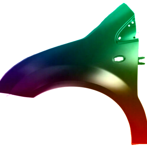 Stænkskærm til venstre til Citroen C2 (JM) 2003-2008 malet i ønsket farve