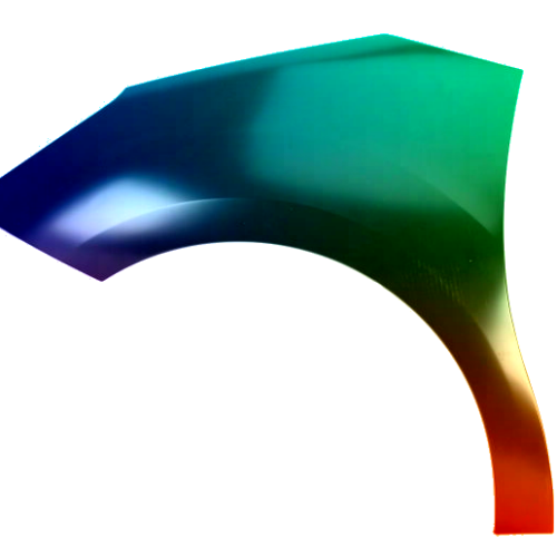 Stænkskærm til venstre til Citroen C3 2010-2016 Malet i ønsket farve
