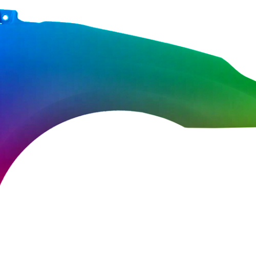 Stænkskærm højre til Citroen C4 (LA/LC) 2004-2008 Malet i ønsket farve