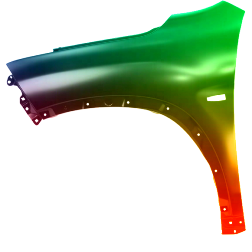 Stænkskærm til venstre til Citroen C4 Aircross fra 2012 Lakeret i ønsket farve