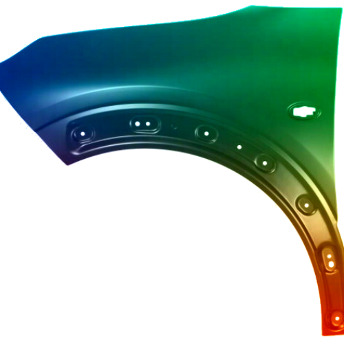 Stænkskærm til venstre til Citroen C4 Cactus 2014-2018 Malet i ønsket farve