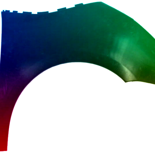Stænkskærm højre til Citroen C4 Picasso (UA/UD) 2006-2013 Malet i ønsket farve