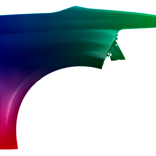 Stænkskærm højre til Citroen C4 Picasso/Spacetouber fra 2013 Lakeret i ønsket farve