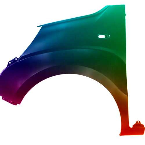 Stænkskærm til Citroen Nemo fra 2007 Lakeret i ønsket farve