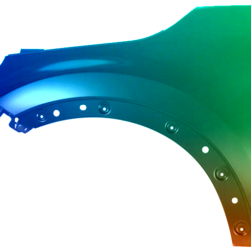 Stænkskærm til venstre til Fiat 500X fra 2015 Lakeret i ønsket farve