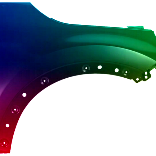 Stænkskærm højre til Fiat 500X fra 2015 Lakeret i ønsket farve