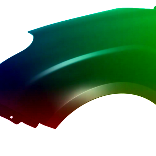 Stænkskærm venstre til Fiat Doblo (152/263) 2010-2014 Lakeret i ønsket farve