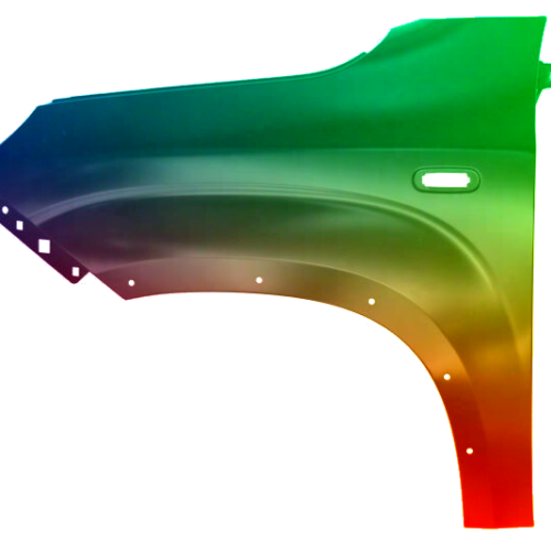 Stænkskærm venstre til Fiat Panda (319) fra 2012 Lakeret i ønsket farve