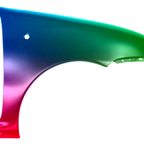 Stænkskærm højre til Fiat Seicento (187) 1998-2010 Lakeret i ønsket farve