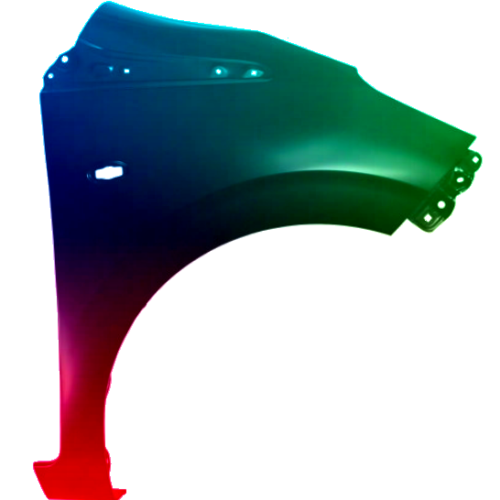 Stænkskærm højre til Peugeot 108 fra 2014 Lakeret i ønsket farve