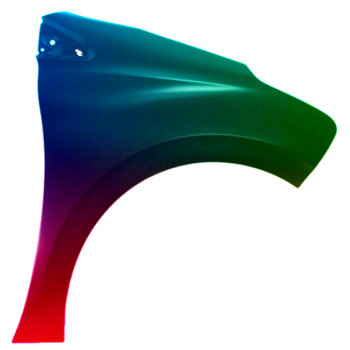 Stænkskærm højre til Peugeot 208 2012-2019 Lakeret i ønsket farve