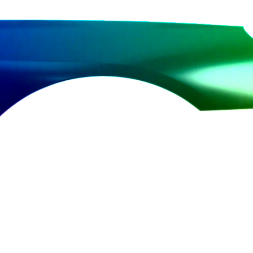 Stænkskærm højre til Peugeot 407 2004-2010 Lakeret i ønsket farve