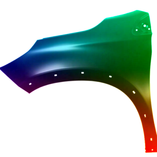 Stænkskærm til venstre til Peugeot 2008 2013-2019 Lakeret i ønsket farve