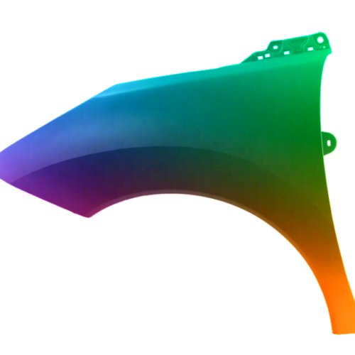 Stænkskærm til venstre til Peugeot 3008 2009-2013 Lakeret i ønsket farve