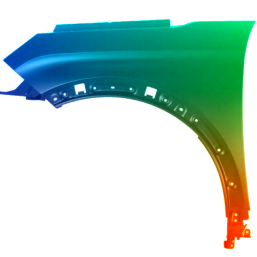 Stænkskærm til venstre til Peugeot 5008 2017-2020 Lakeret i ønsket farve