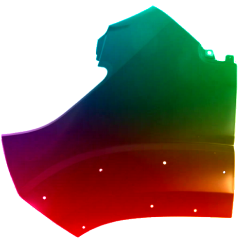 Stænkskærm til venstre til Peugeot Boxer fra 2014 Lakeret i ønsket farve